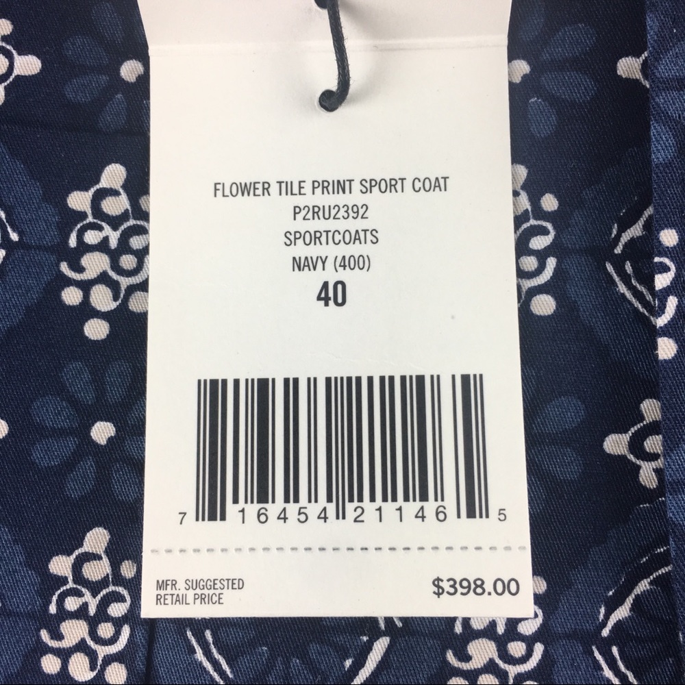 **sOLD** $398 Jack Spade Men Print Sport Coat - Picture 4 of 7